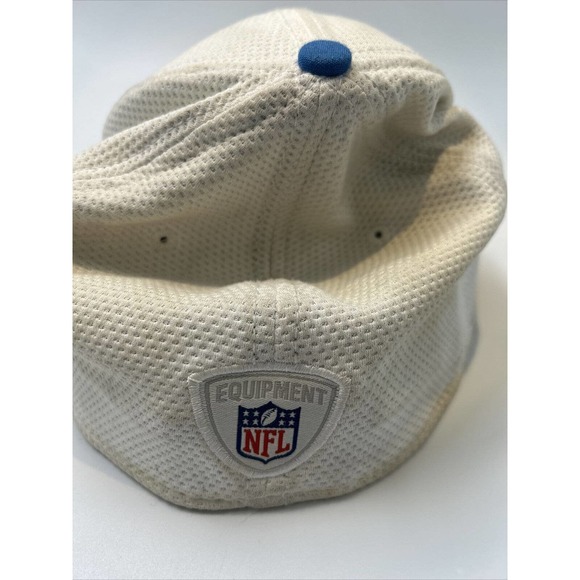 New Era NFL Detroit Lions Cap Blue Embroidered White 39 Thirty Brand L/XL - Picture 5 of 12